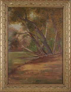 1890's Creek at Santa Barbara in the style of Henry Chapman Ford
