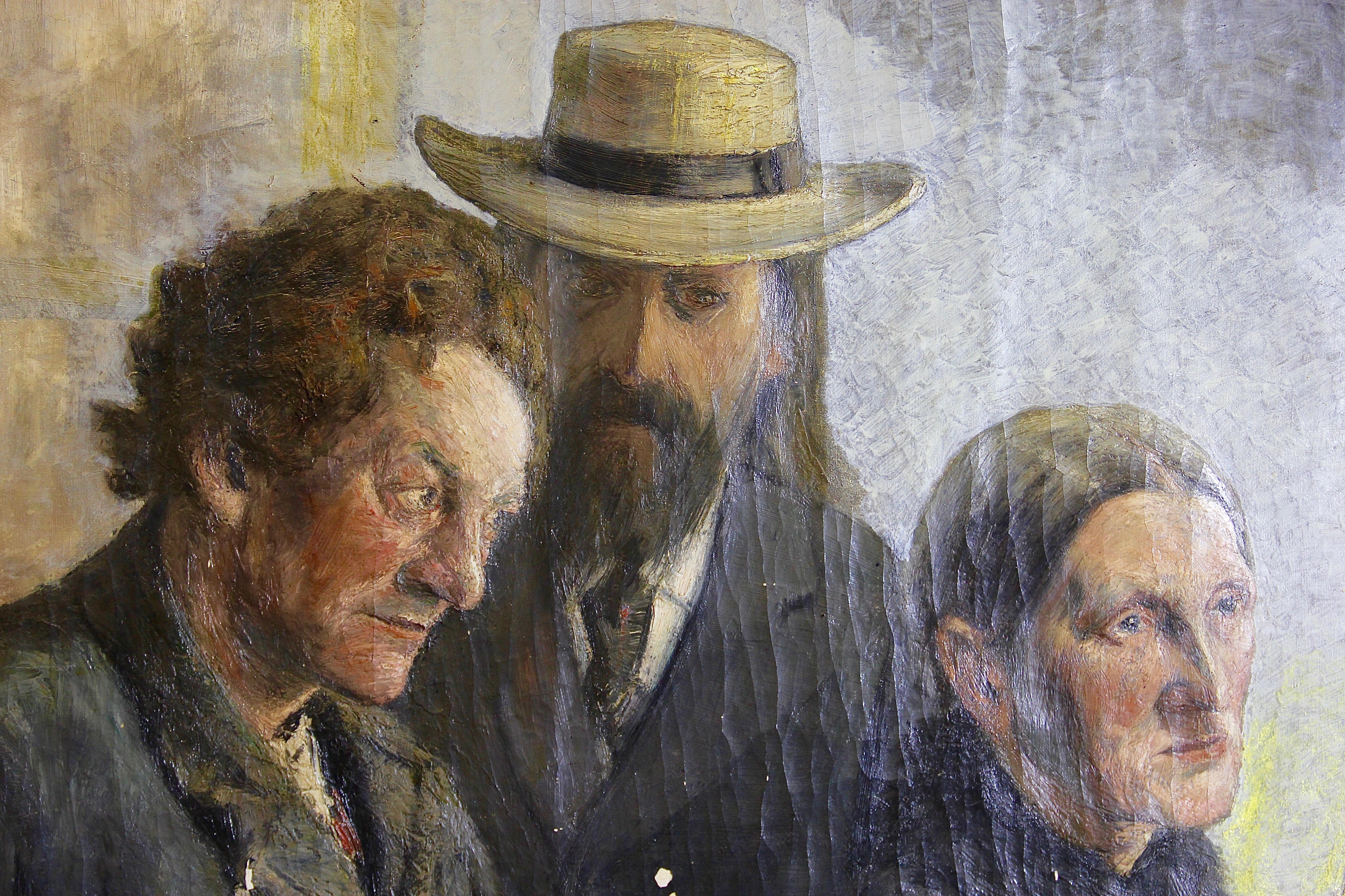 1897, Pittura a olio di grandi dimensioni, stile impressionista. 