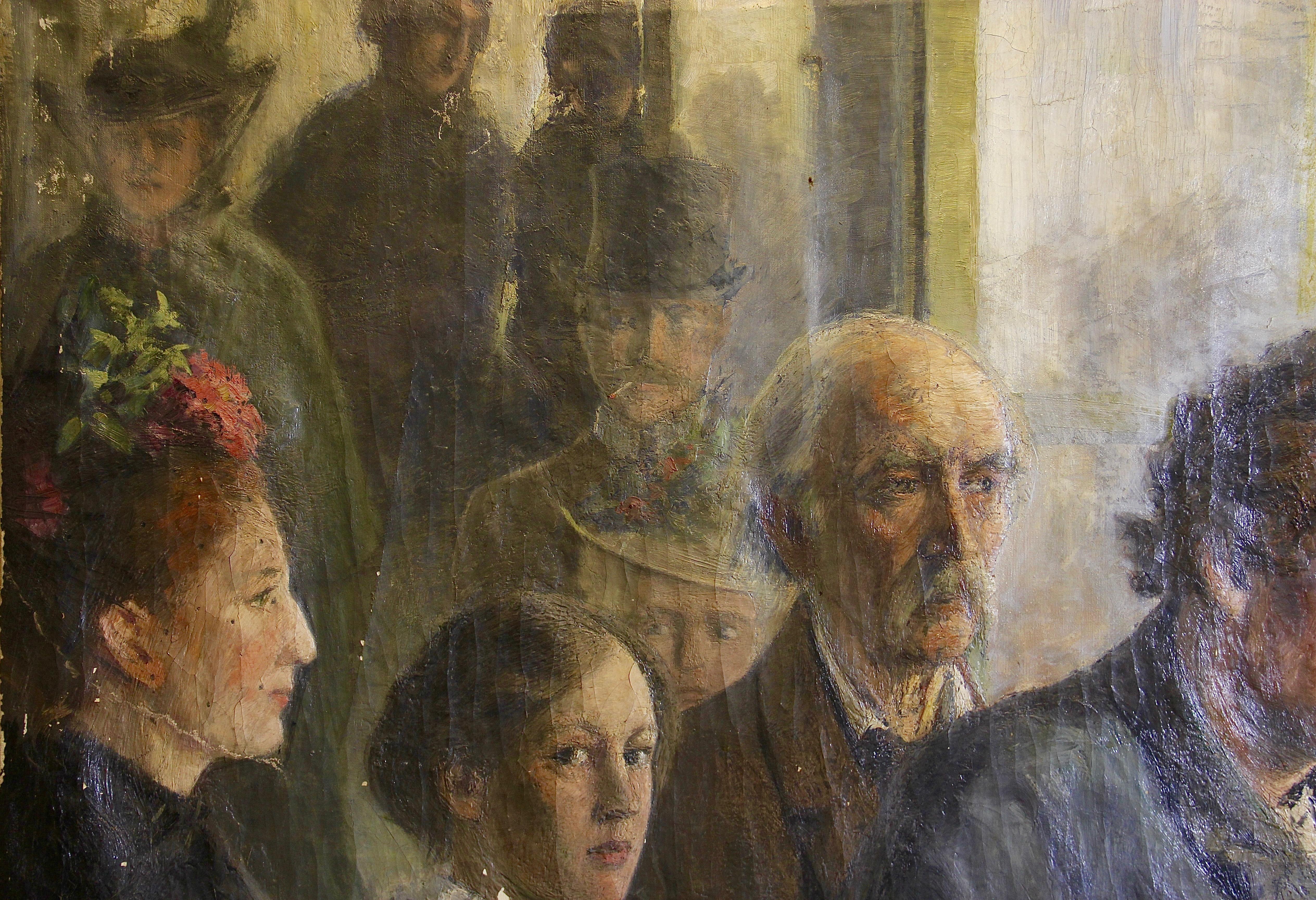 1897, Pittura a olio di grandi dimensioni, stile impressionista. 