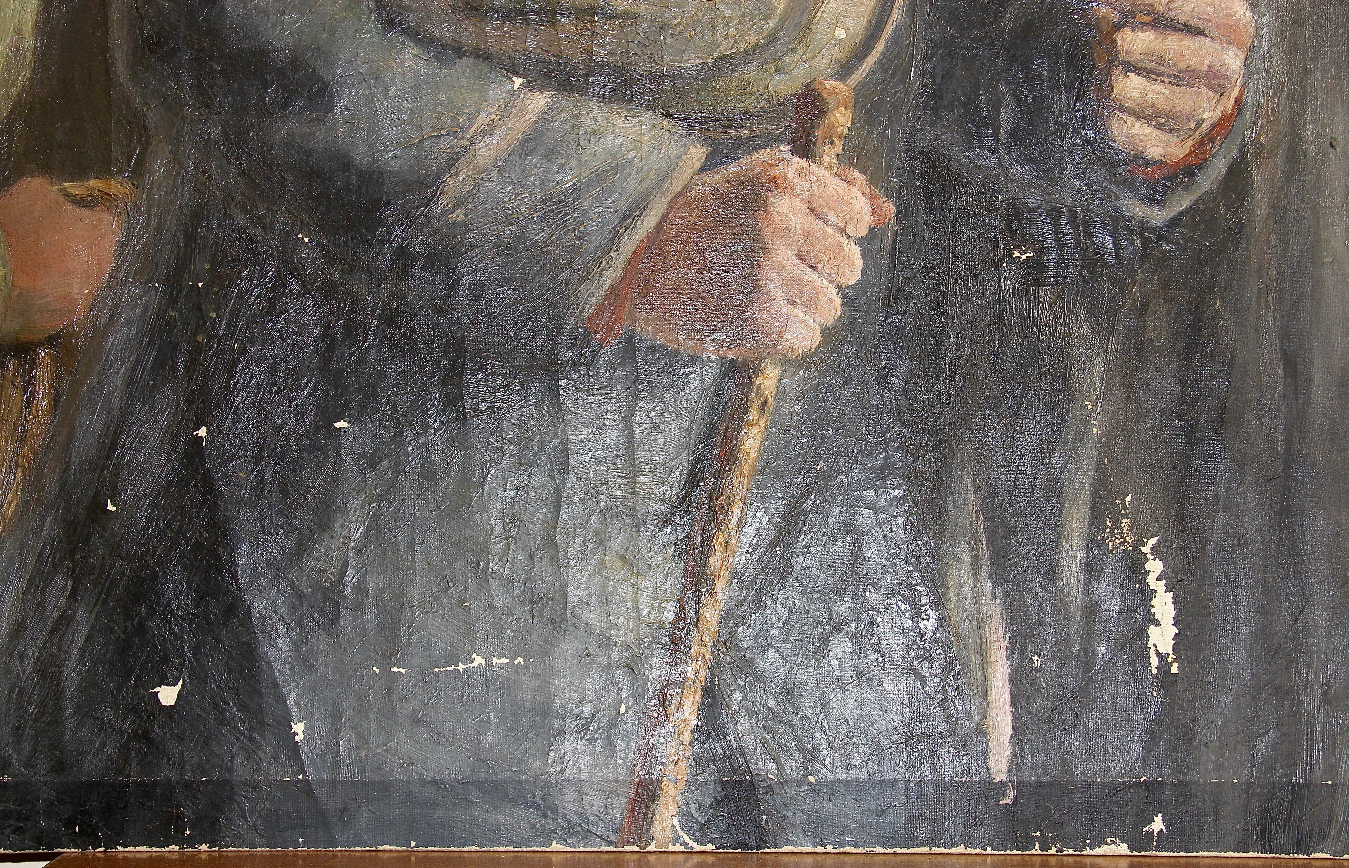 1897, Pittura a olio di grandi dimensioni, stile impressionista. 