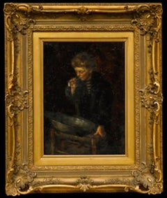 1899 Oil - Blowing Bubbles