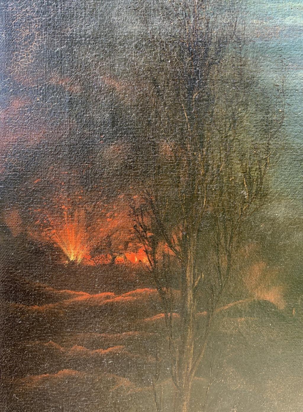 Pintor romántico británico - Paisaje europeo del XVIII-XIX - Luz de luna 4