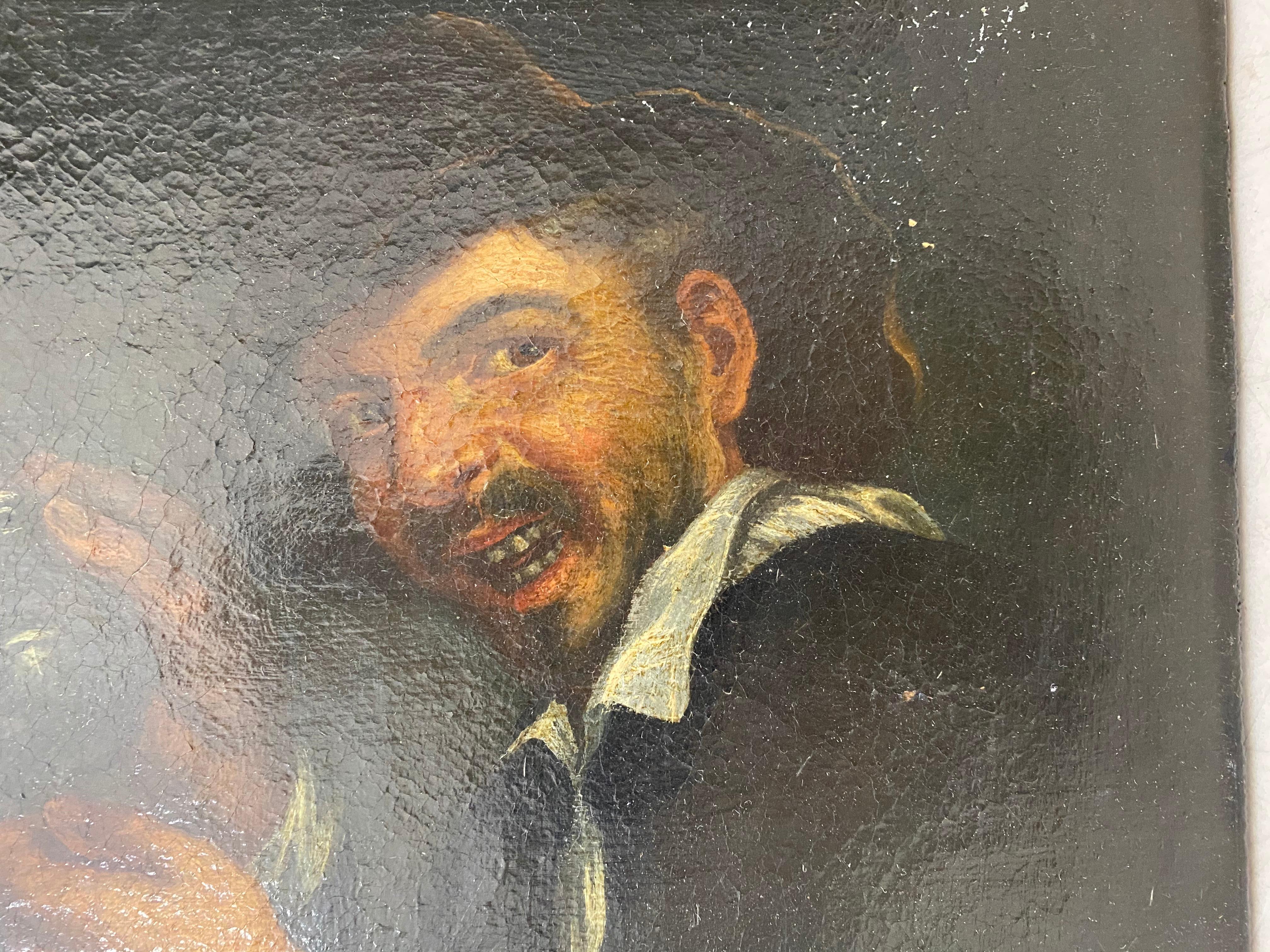 17th C. Dutch School Male Oil Portrait 2
