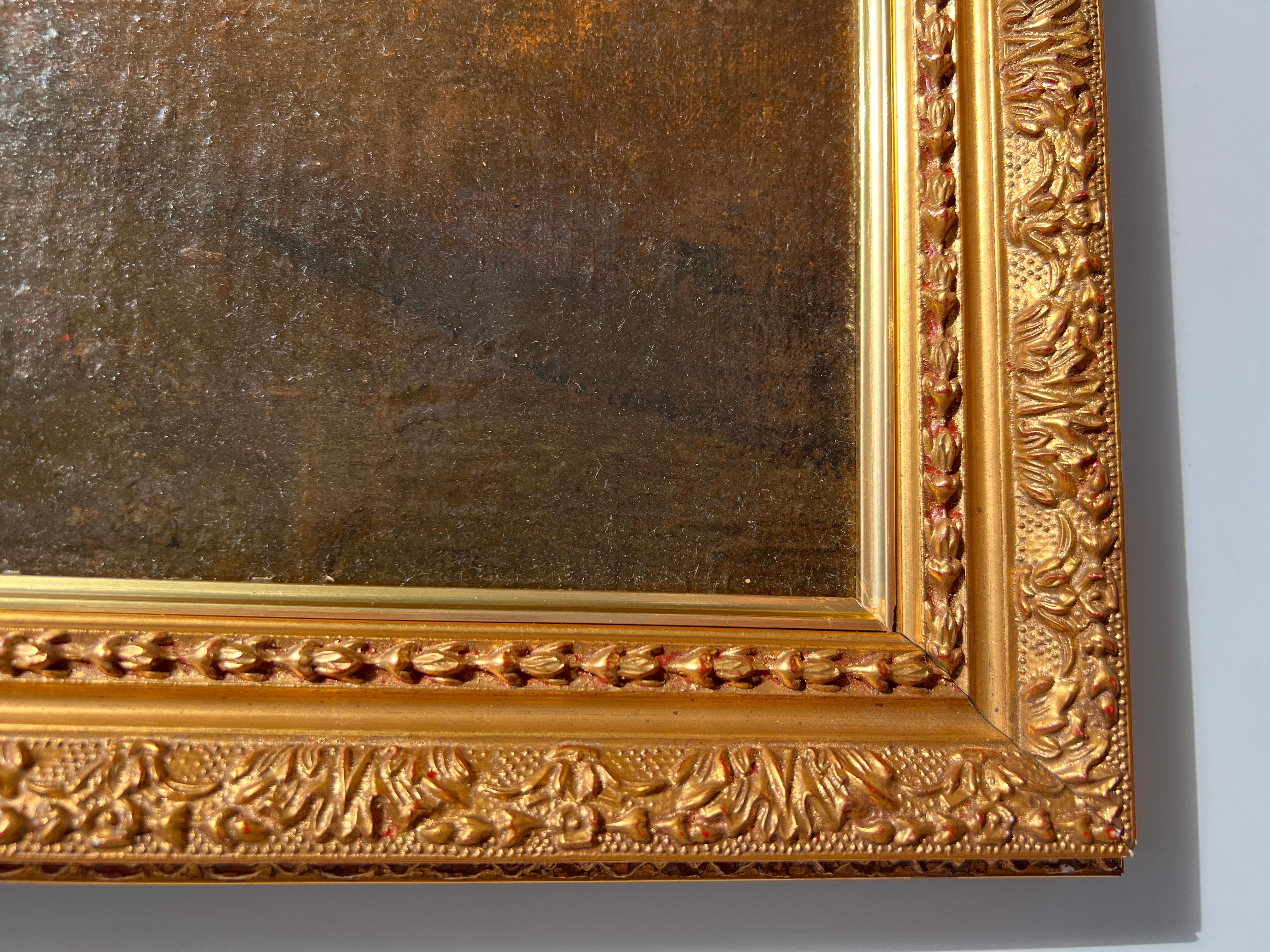 18th c Original Oil on Canvas, Attrib. THOMAS PATCH (UK, 1725-1782) Caricature For Sale 3