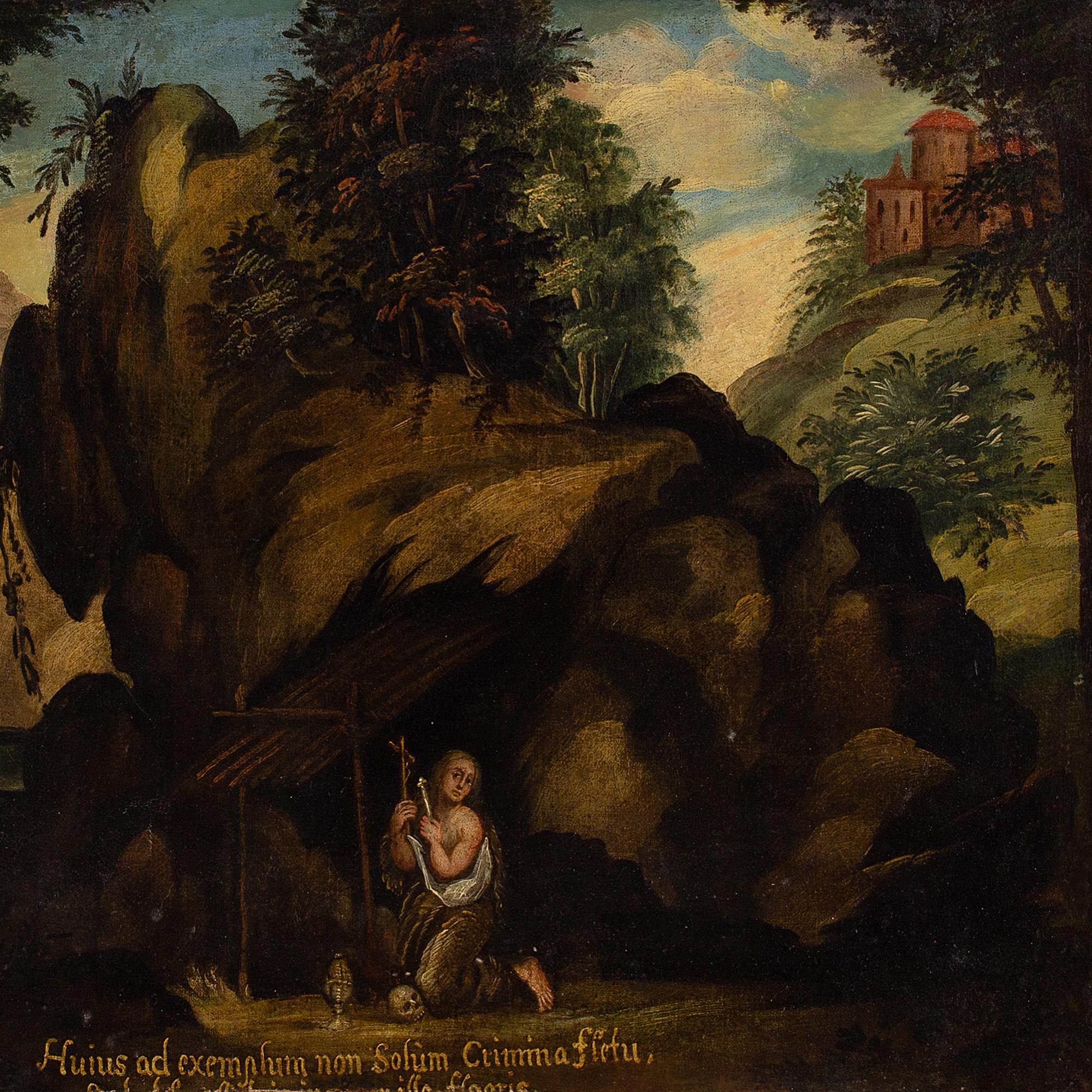 18th-Century Austrian School, The Penitent Magdalene, Oil Painting 2