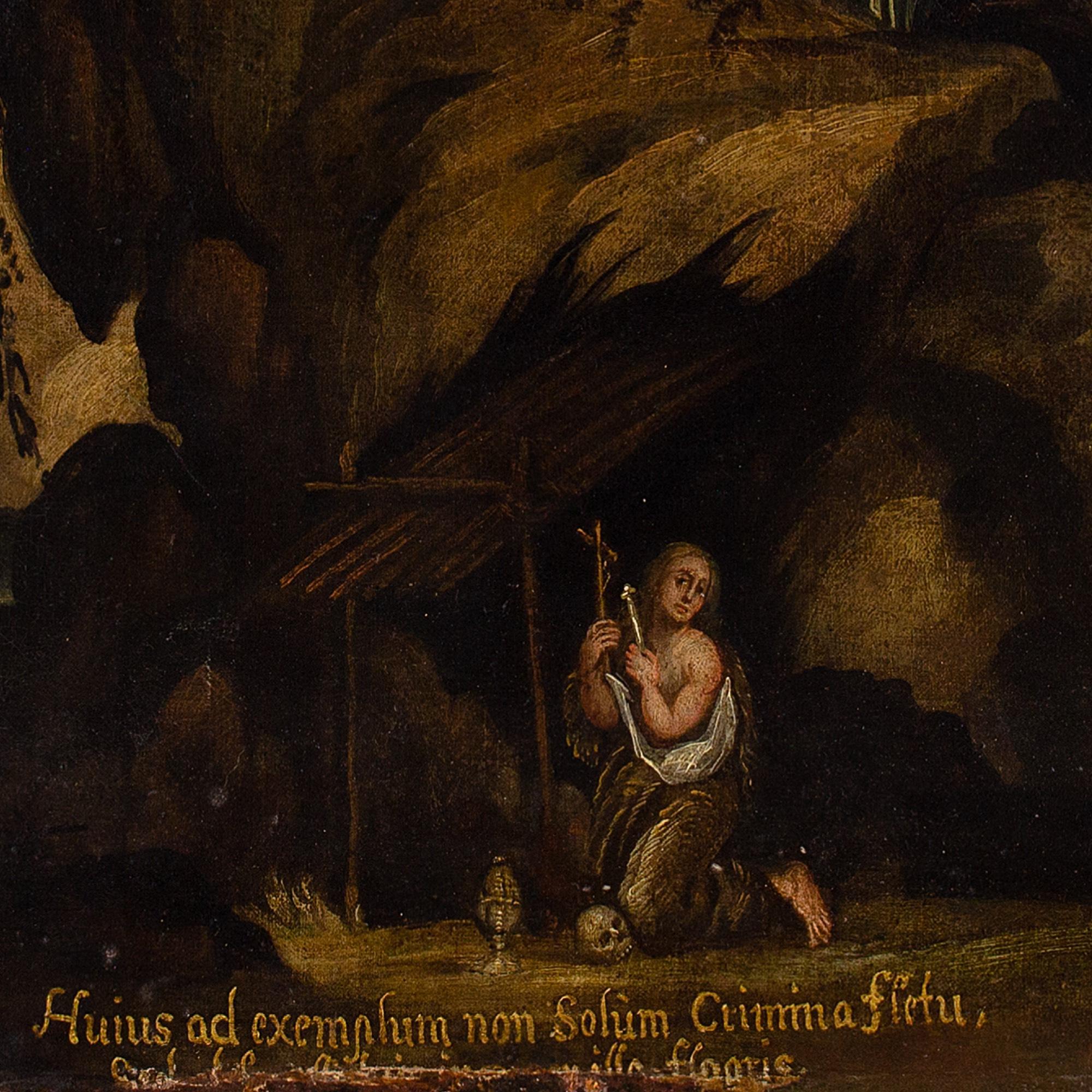 18th-Century Austrian School, The Penitent Magdalene, Oil Painting 3