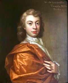 18th Century British Oil Portrait Painting by Unknown Artist 