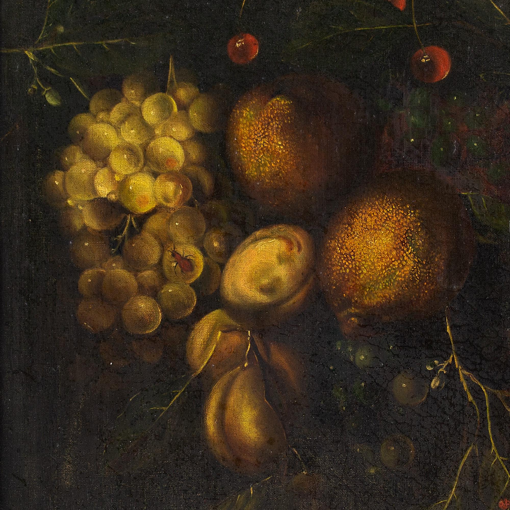 18th-Century European Still Life Life With Fruit, Oil Painting 2