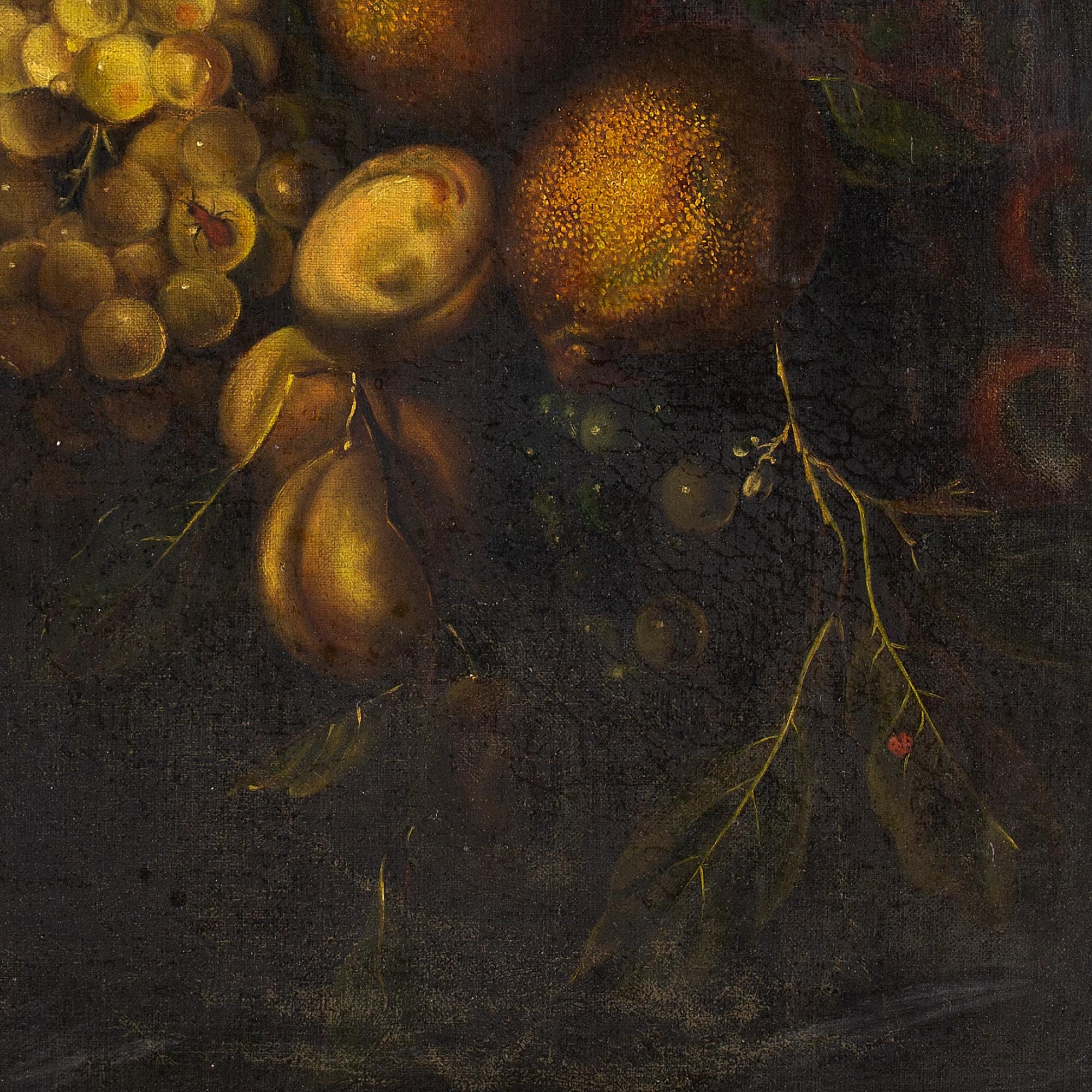 18th-Century European Still Life Life With Fruit, Oil Painting 3