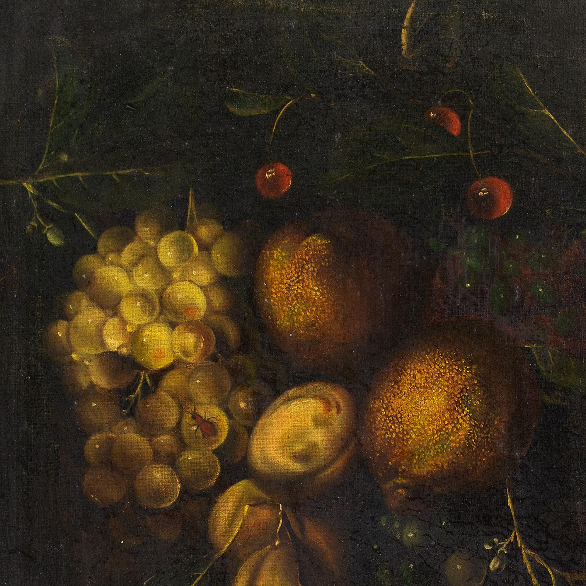 18th-Century European Still Life Life With Fruit, Oil Painting 4