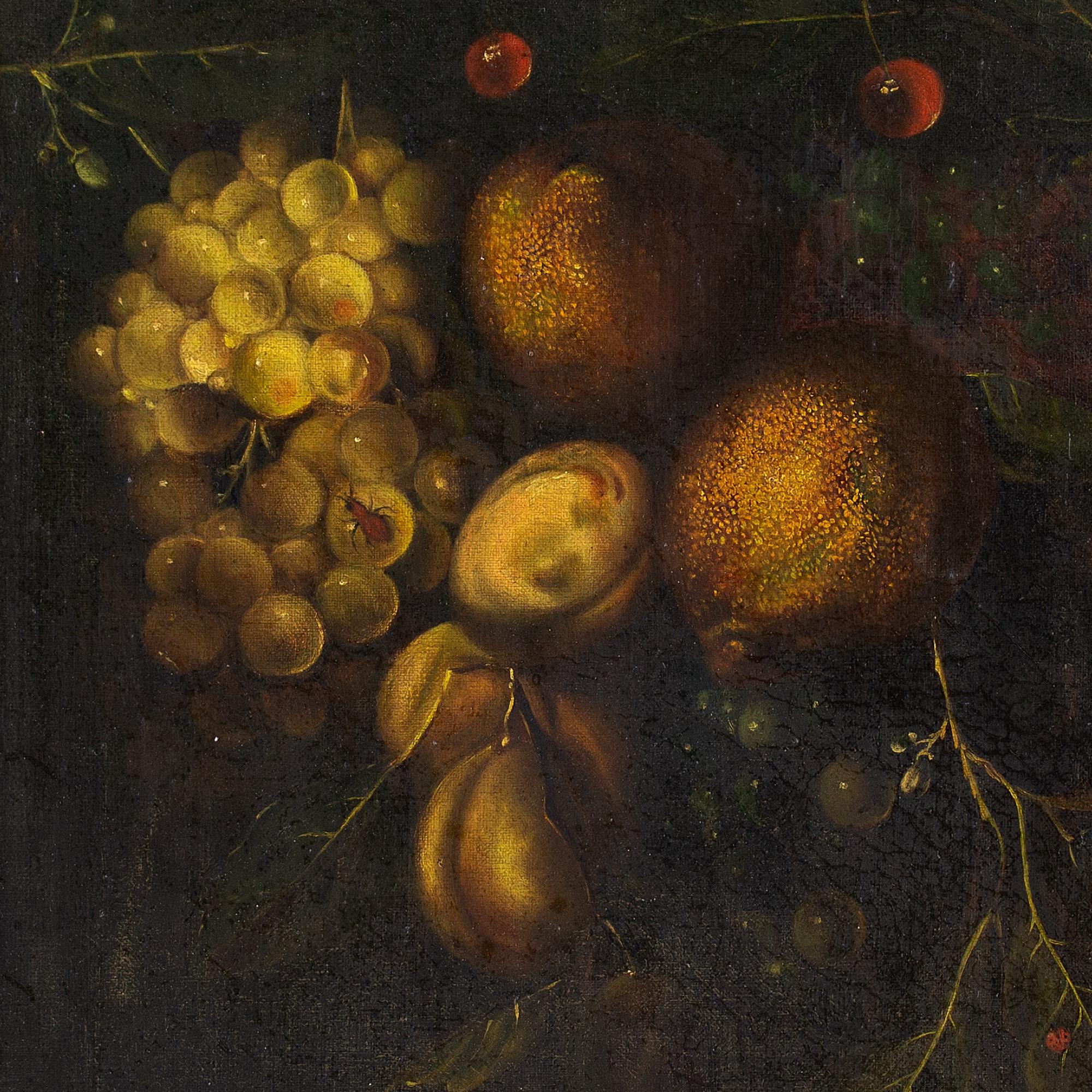 18th-Century European Still Life Life With Fruit, Oil Painting 5