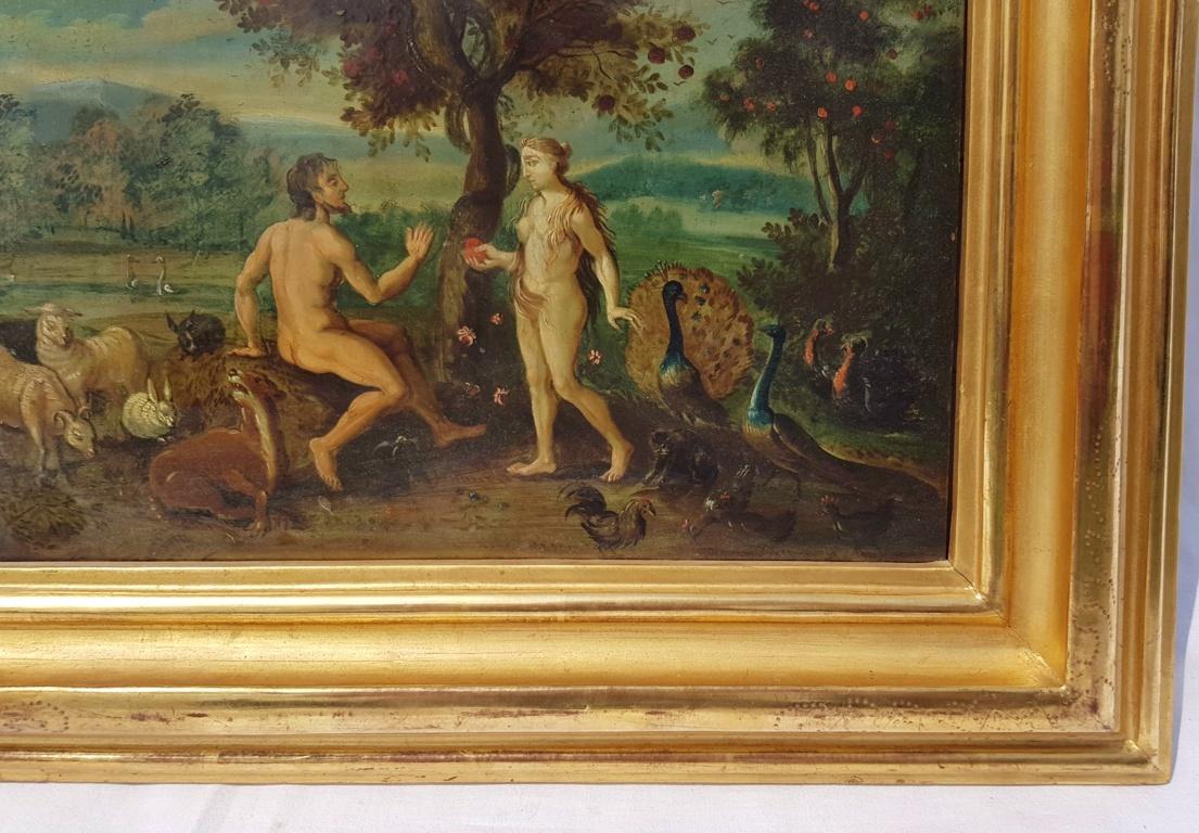 paintings of adam and eve