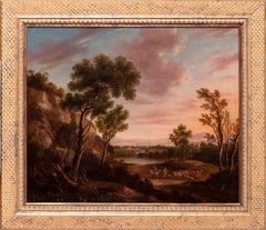 18th Century French landscape in the circle of Claude Lorraine