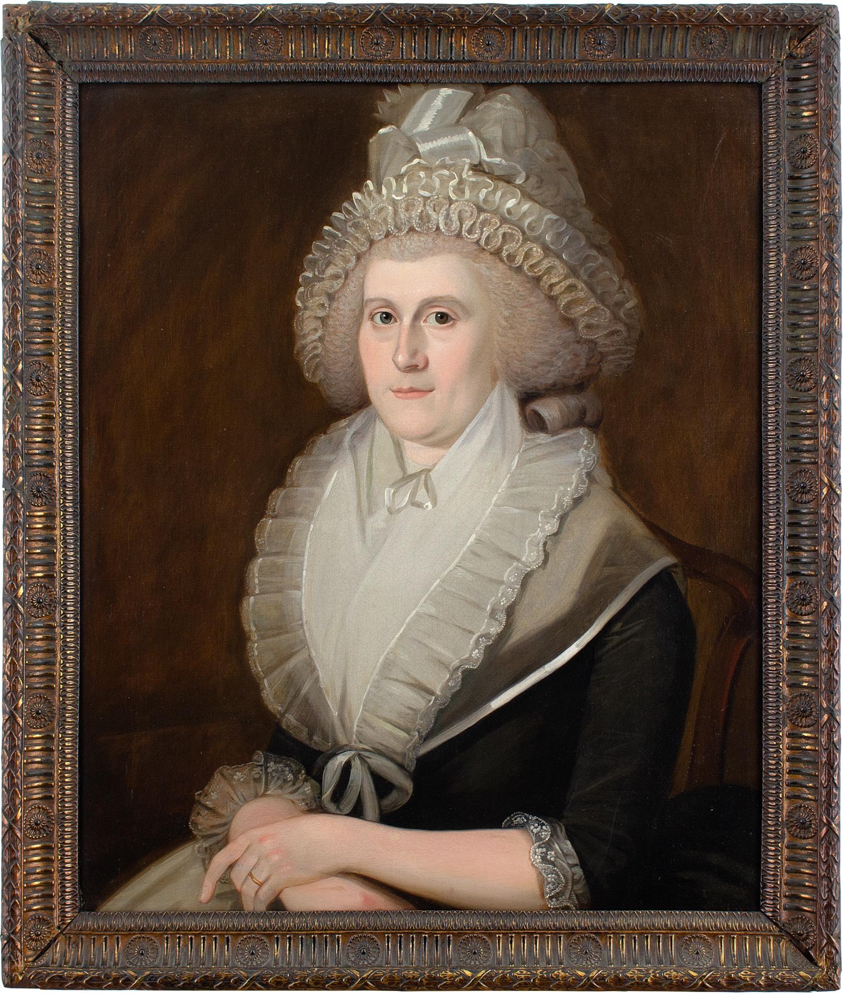Unknown Portrait Painting - 18th-Century German School Pair Of Companion Portraits, Oil Paintings