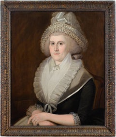 18th-Century German School Pair Of Companion Portraits, Oil Paintings