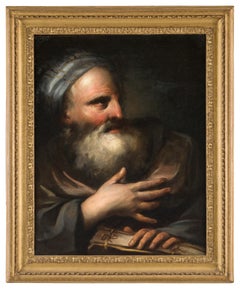 18th century Italian figure painting - Head Character - Oil on canvas Gandolfi