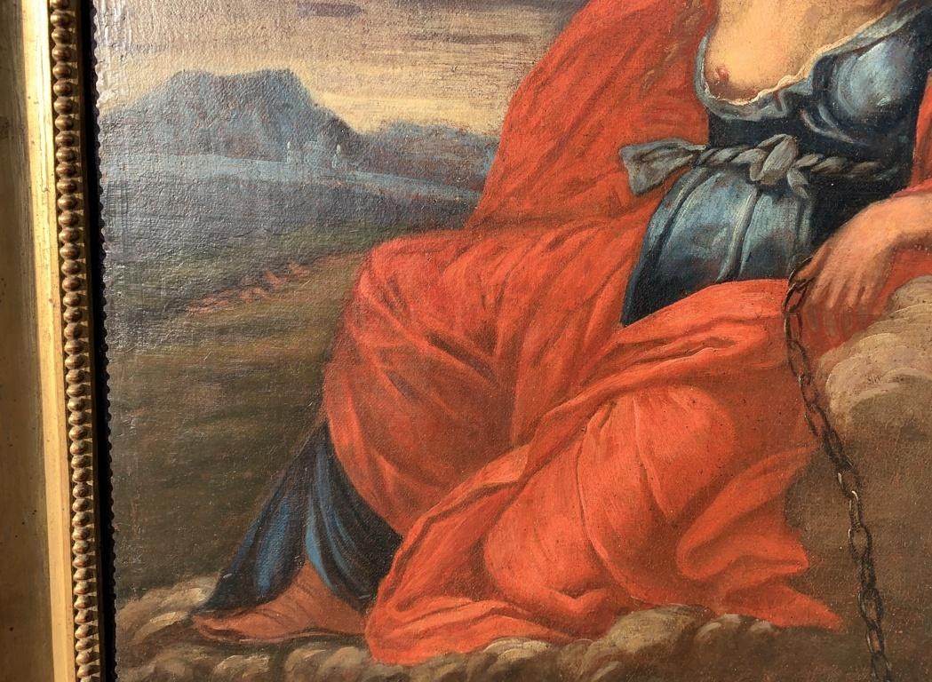 18th century Italian figure painting - Mythological scene - Oil on canvas Italy 5