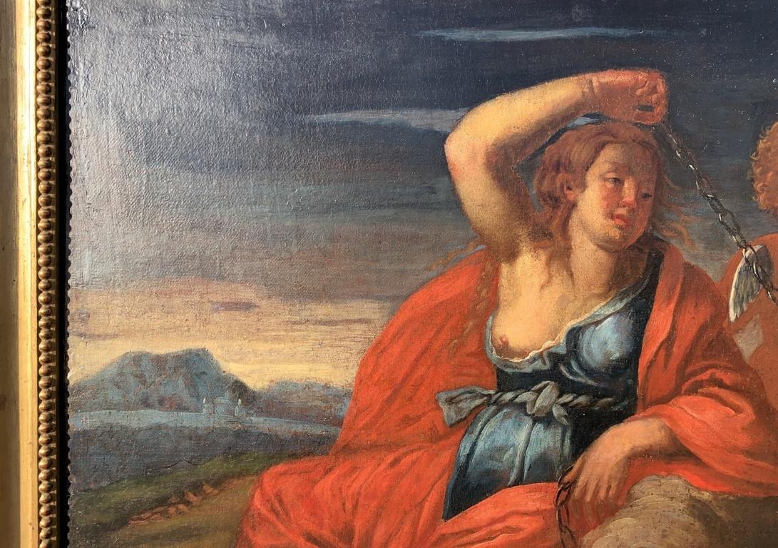 18th century Italian figure painting - Mythological scene - Oil on canvas Italy 6
