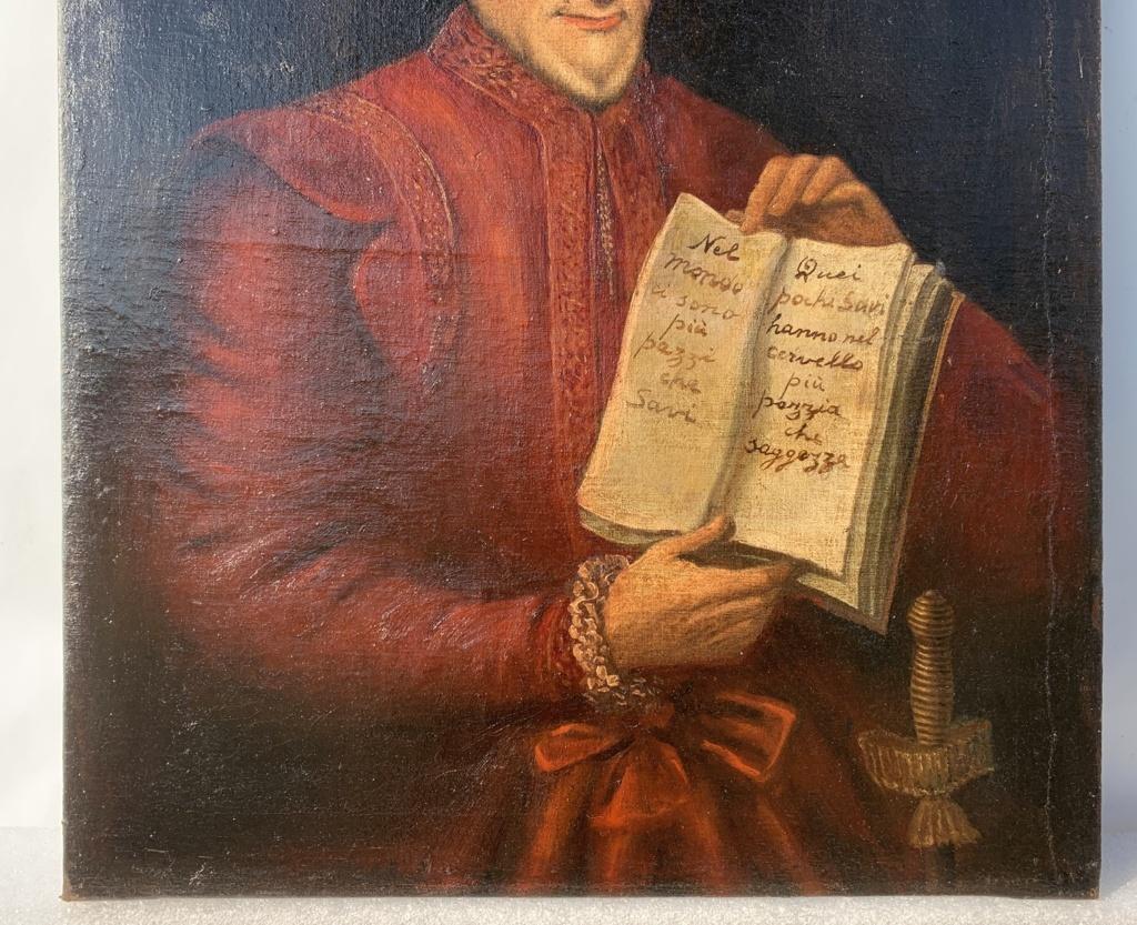 Pintor italiano de la Ilustración - Pintura de figuras del siglo XVIII - Retrato - Italia en venta 1