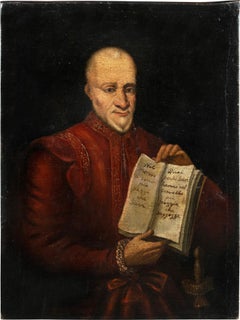 18th century Italian figure painting - Portrait Nicholas Chamfort