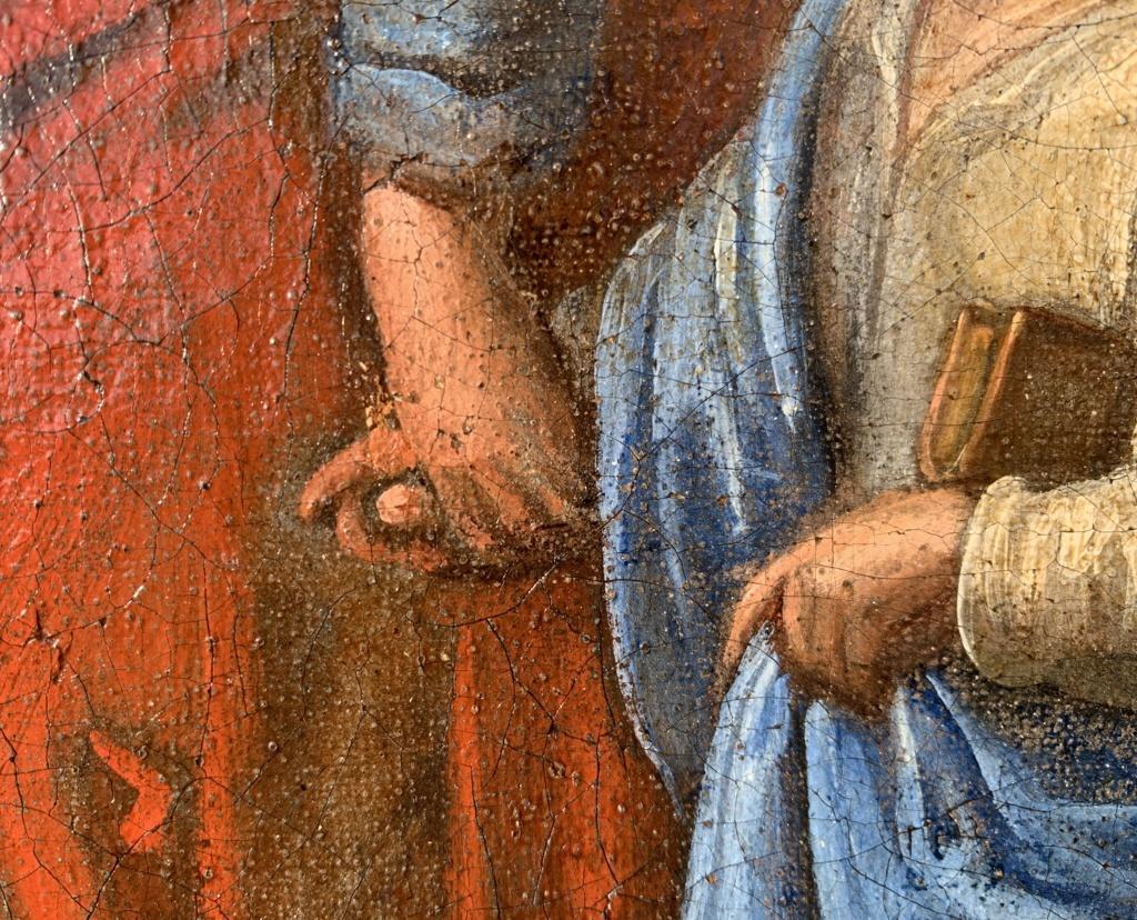 18th century Italian figure painting - St. Elizabeth - Oil on canvas Italy 6