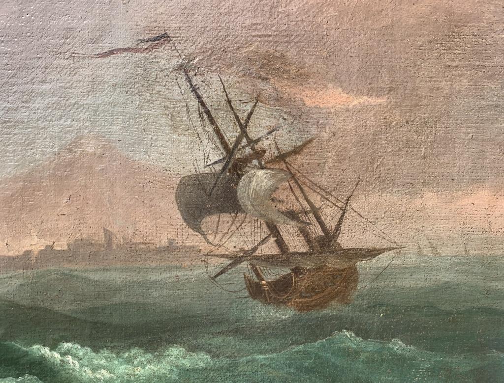 Follower of Claude Vernet (Paris, c. 1780) - The shipwreck.

56.5 x 72 cm.

Oil on canvas, unframed.

Condition report: Painting subjected to relining. Good state of conservation of the painted surface, there are signs of aging and wear.


- All