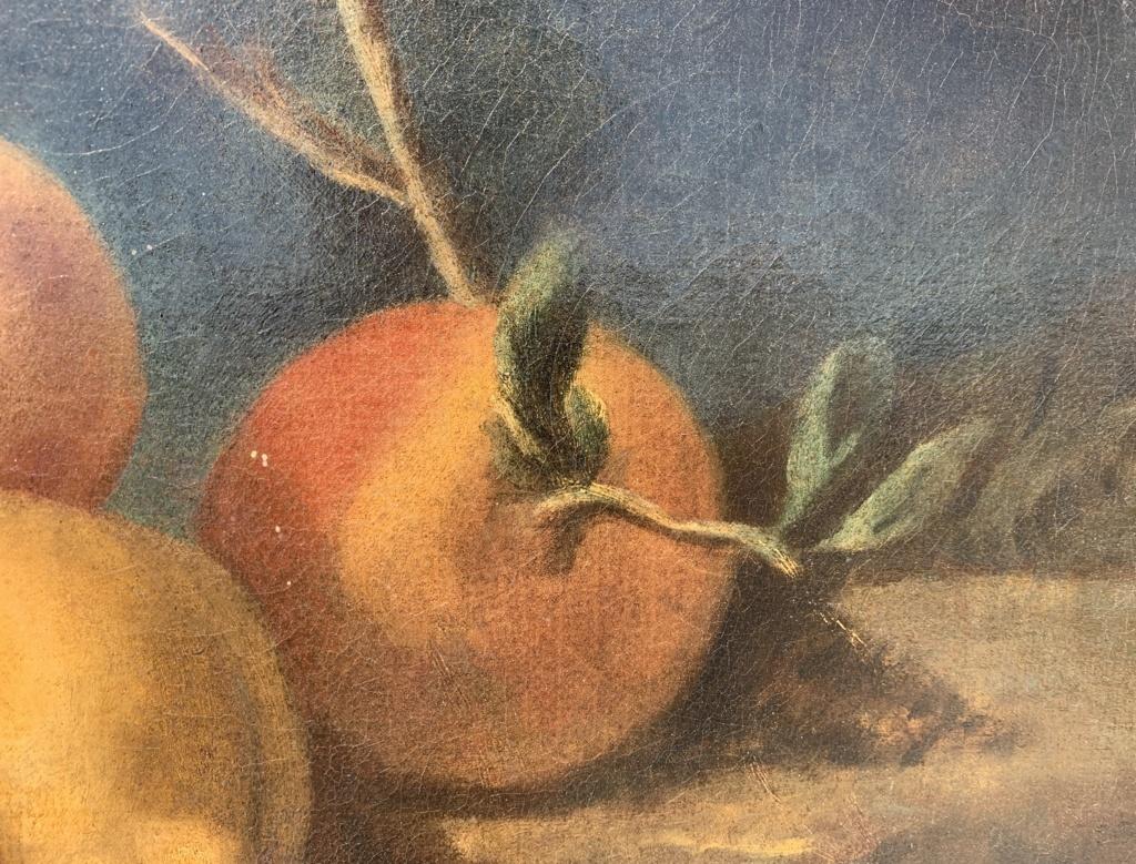 18th century Italian Still Life painting - Lemons  - Oil on canvas Italy 4