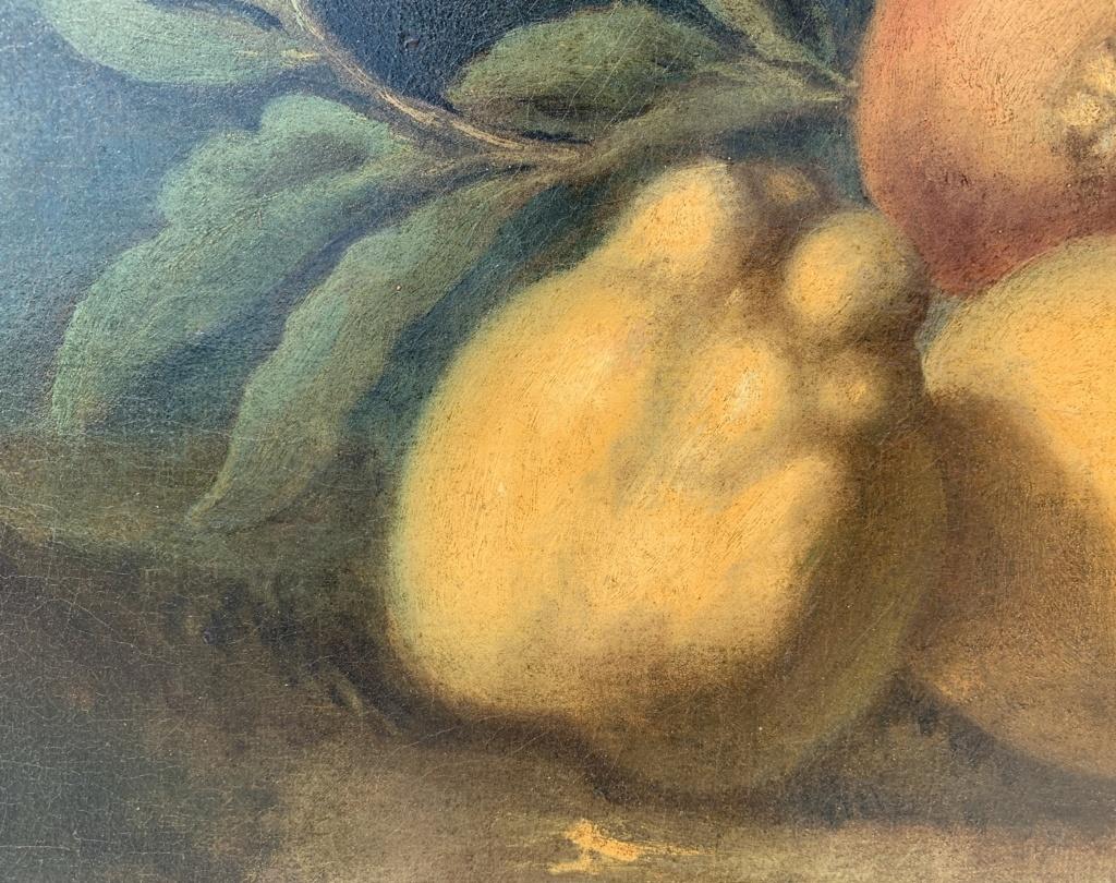 18th century Italian Still Life painting - Lemons  - Oil on canvas Italy 1