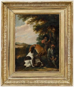 18th Century Oil - A Wayside Rest