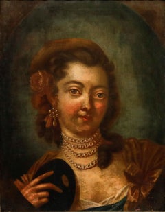 18th Century Oil - Lady of Luxury