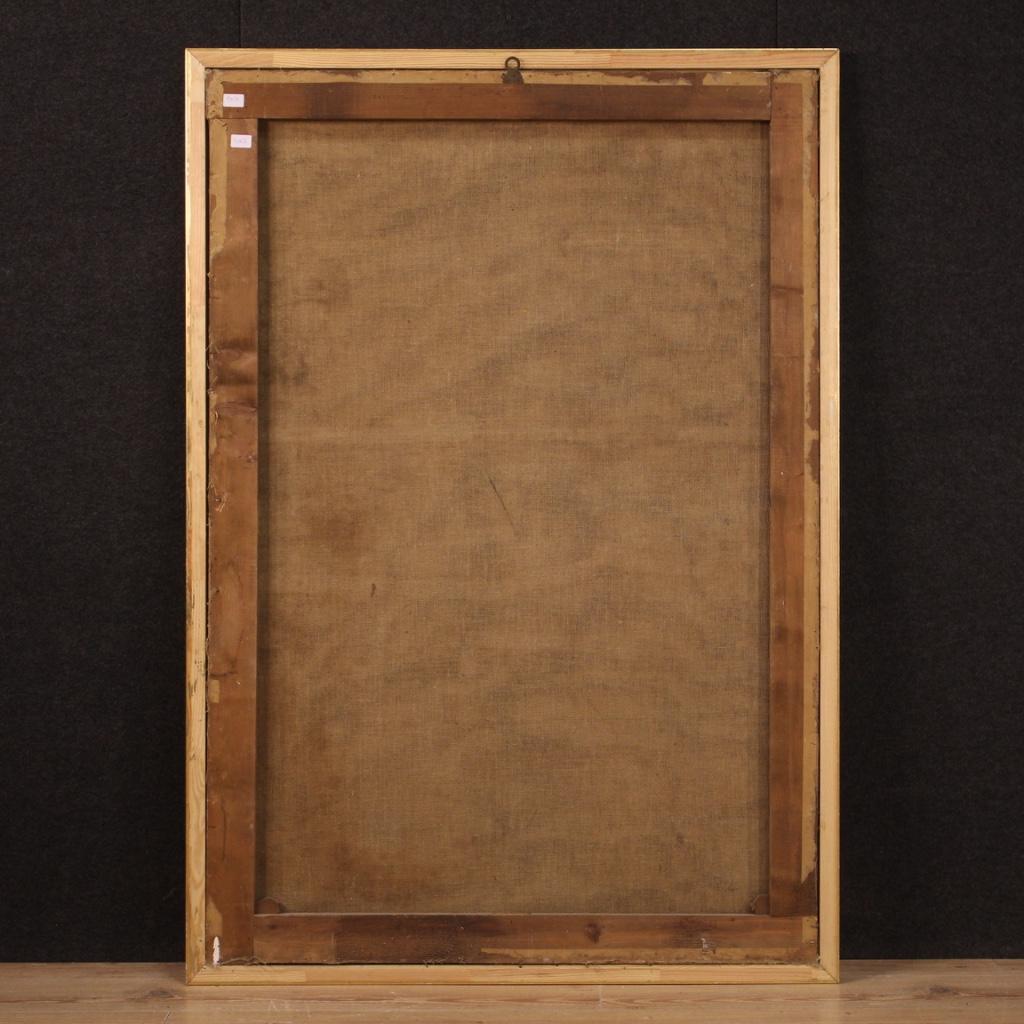 18. Jahrhundert Öl auf Leinwand Spanisch religiöse Malerei Jungfrau mit Christus, 1750 im Angebot 2