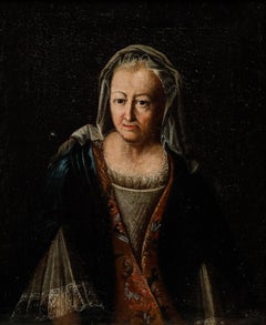 18th Century Oil - Portrait of a Noblewoman