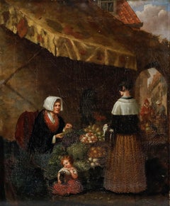18th Century Oil - The Fruit Stall