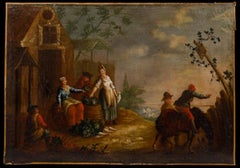 18th Century Oil - The Grocery Seller