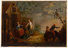 18th Century Oil - The Grocery Seller