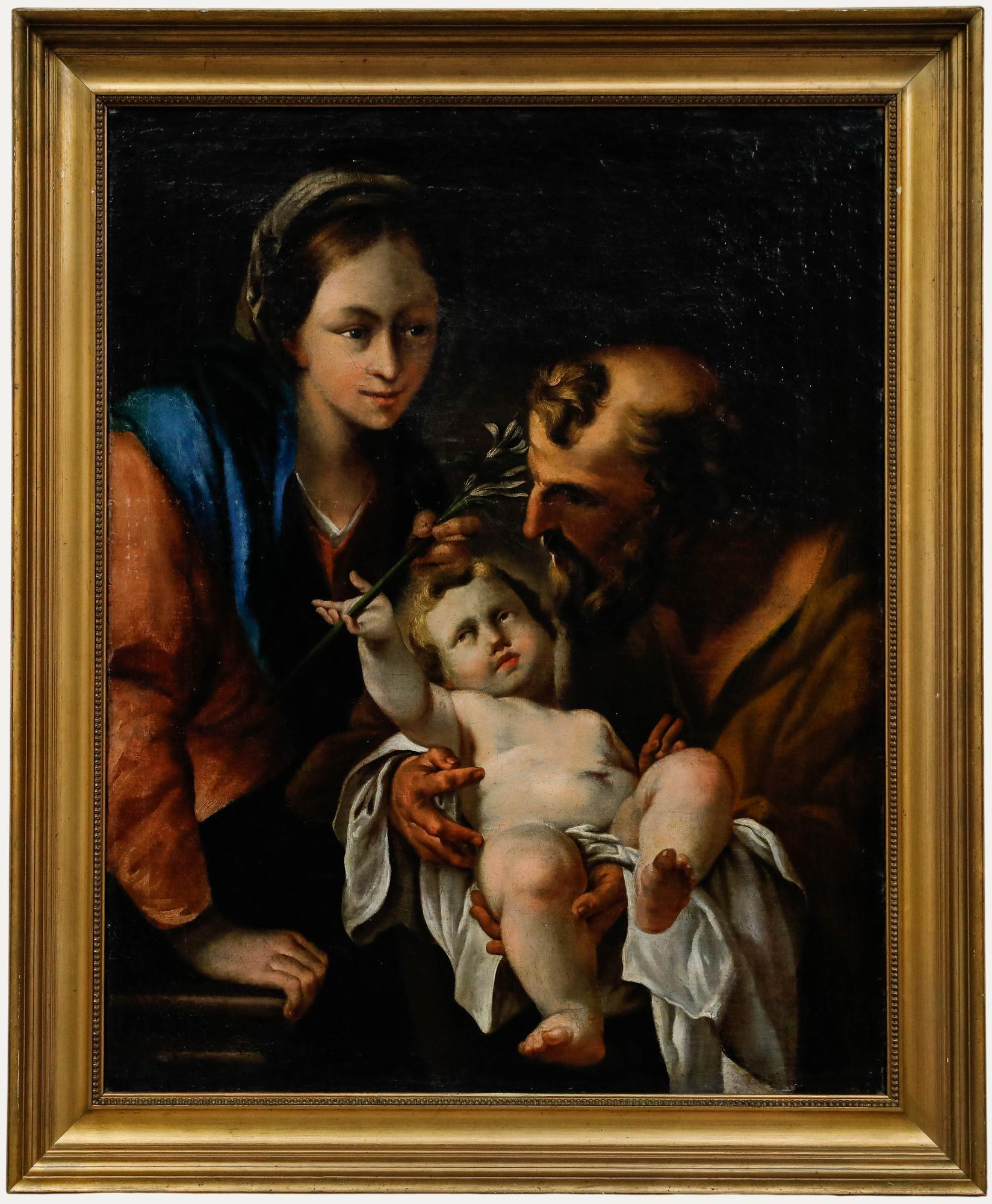 18th Century Oil - The Holy Family