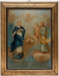 18th Century Oil - The Holy Family