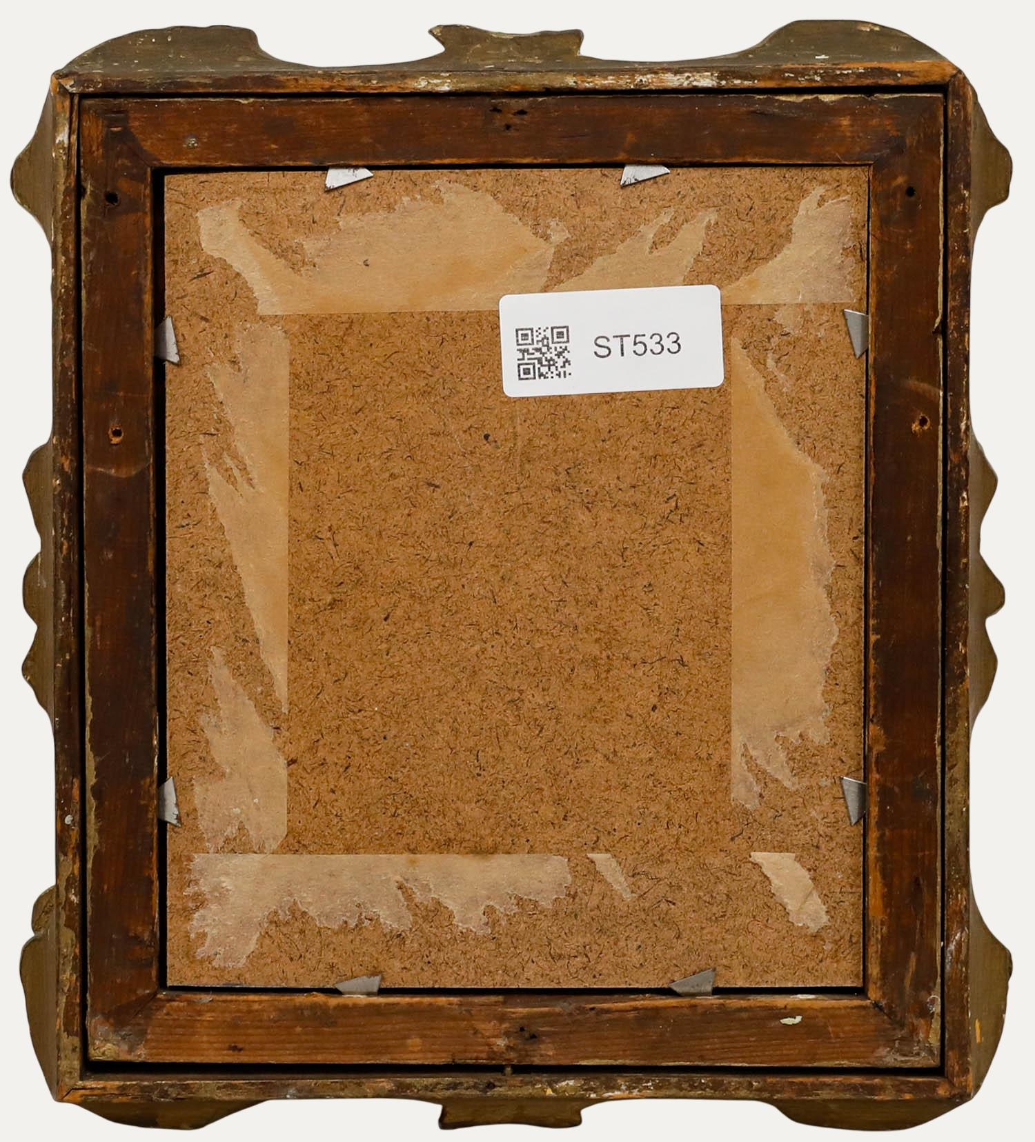 Huile du 18e siècle - L'homme nostalgique - Beige Portrait Painting par Unknown