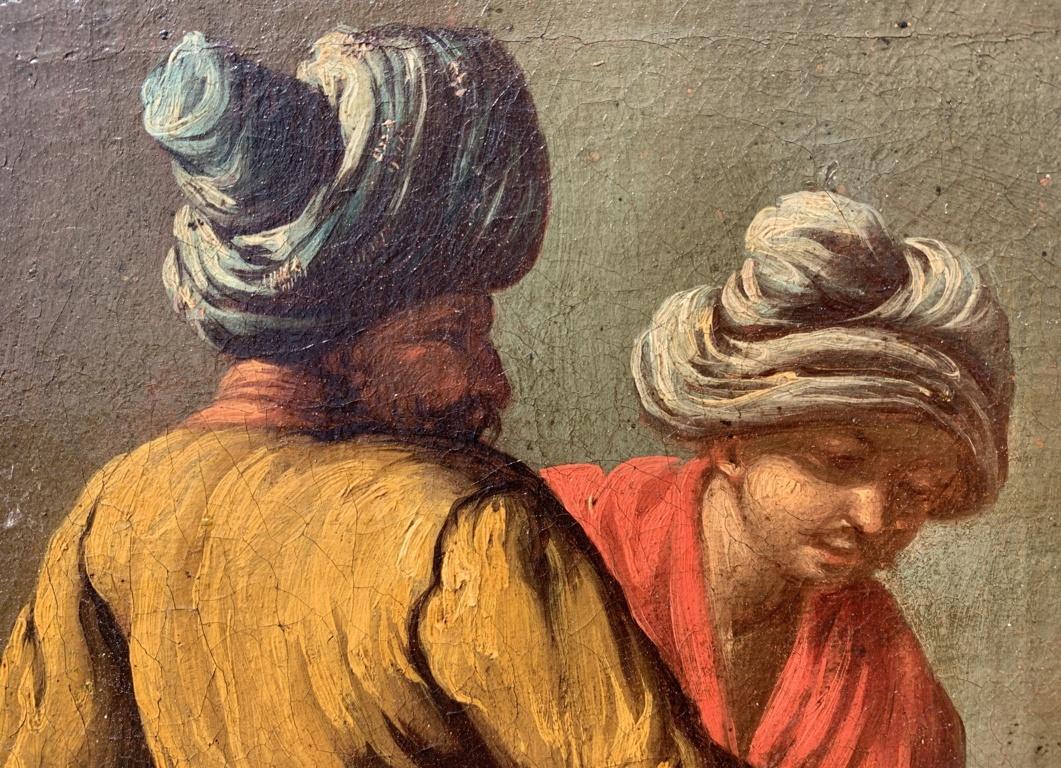 Rococò Venetian painter - 18th century figure painting - Turkish orientalist For Sale 8