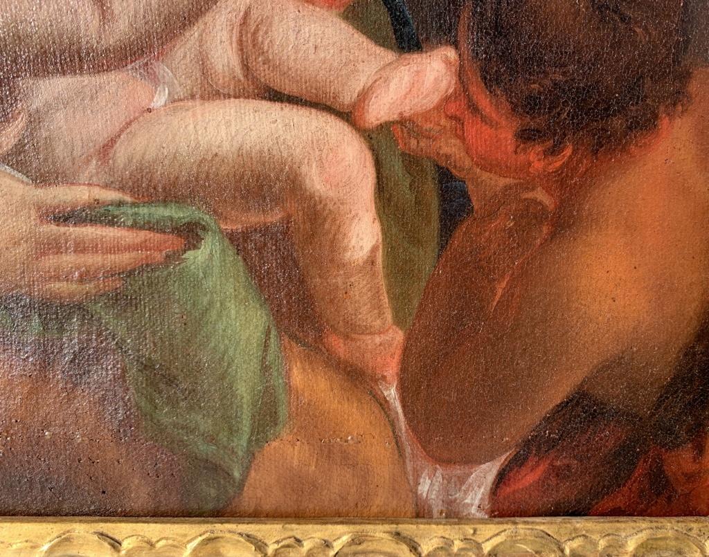 18th century Venetian figure painting - Virgin Child - Oil Canvas Tiepolo Venice 5