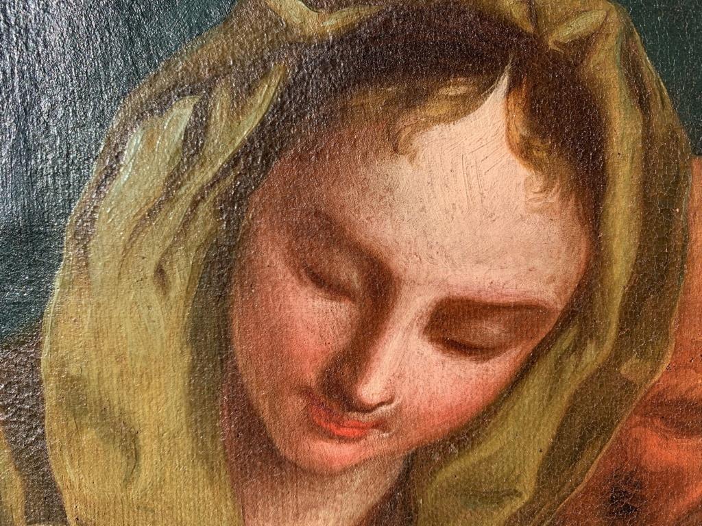 18th century Venetian figure painting - Virgin Child - Oil Canvas Tiepolo Venice 7