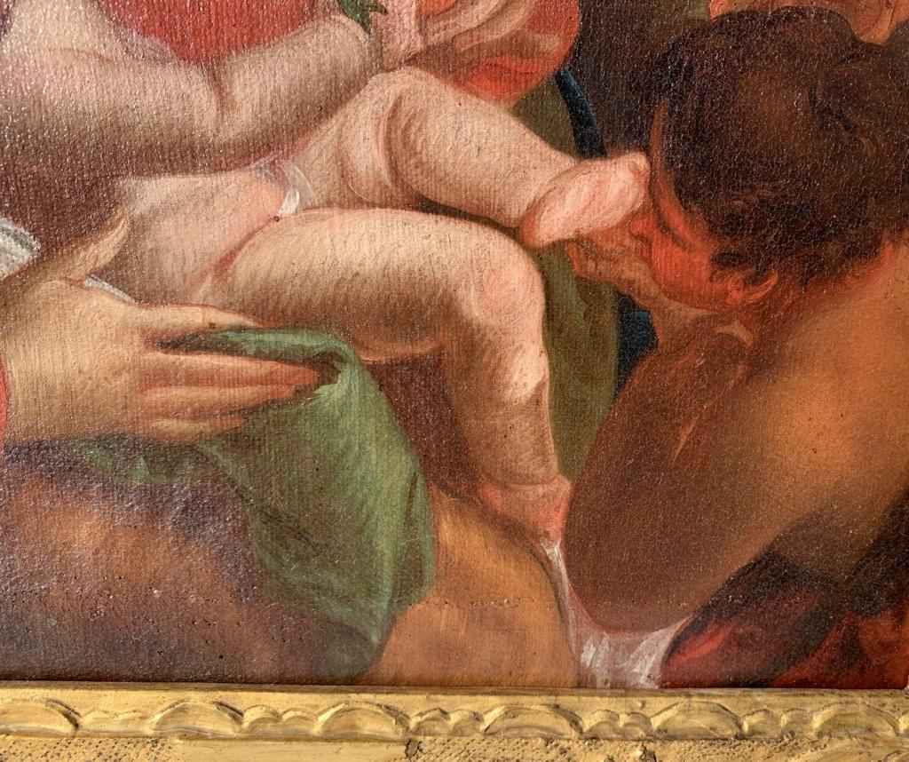 18th century Venetian figure painting - Virgin Child - Oil Canvas Tiepolo Venice 13