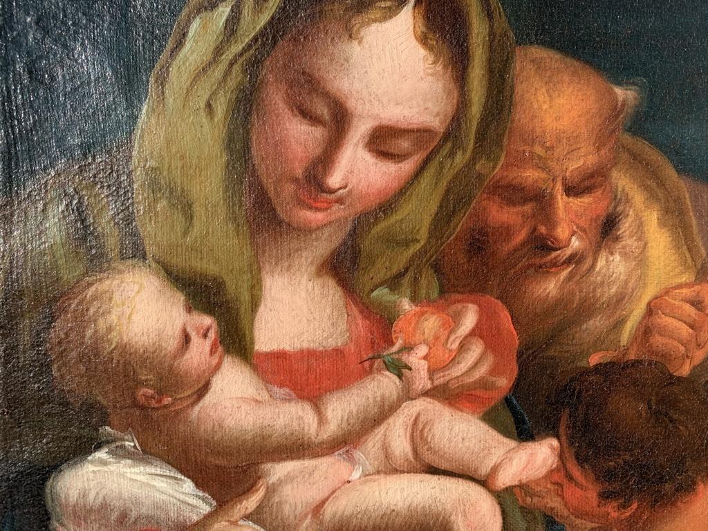 18th century Venetian figure painting - Virgin Child - Oil Canvas Tiepolo Venice 15