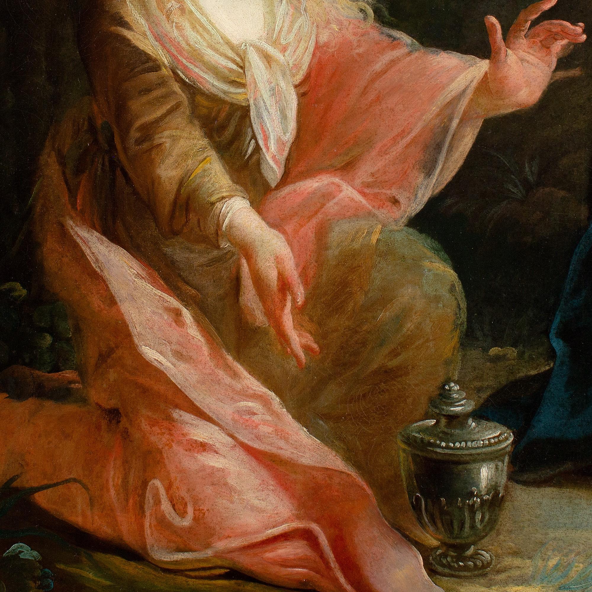 Venetian School aus dem 18. Jahrhundert, Maria Magdalena, Noli Me Tangere im Angebot 1