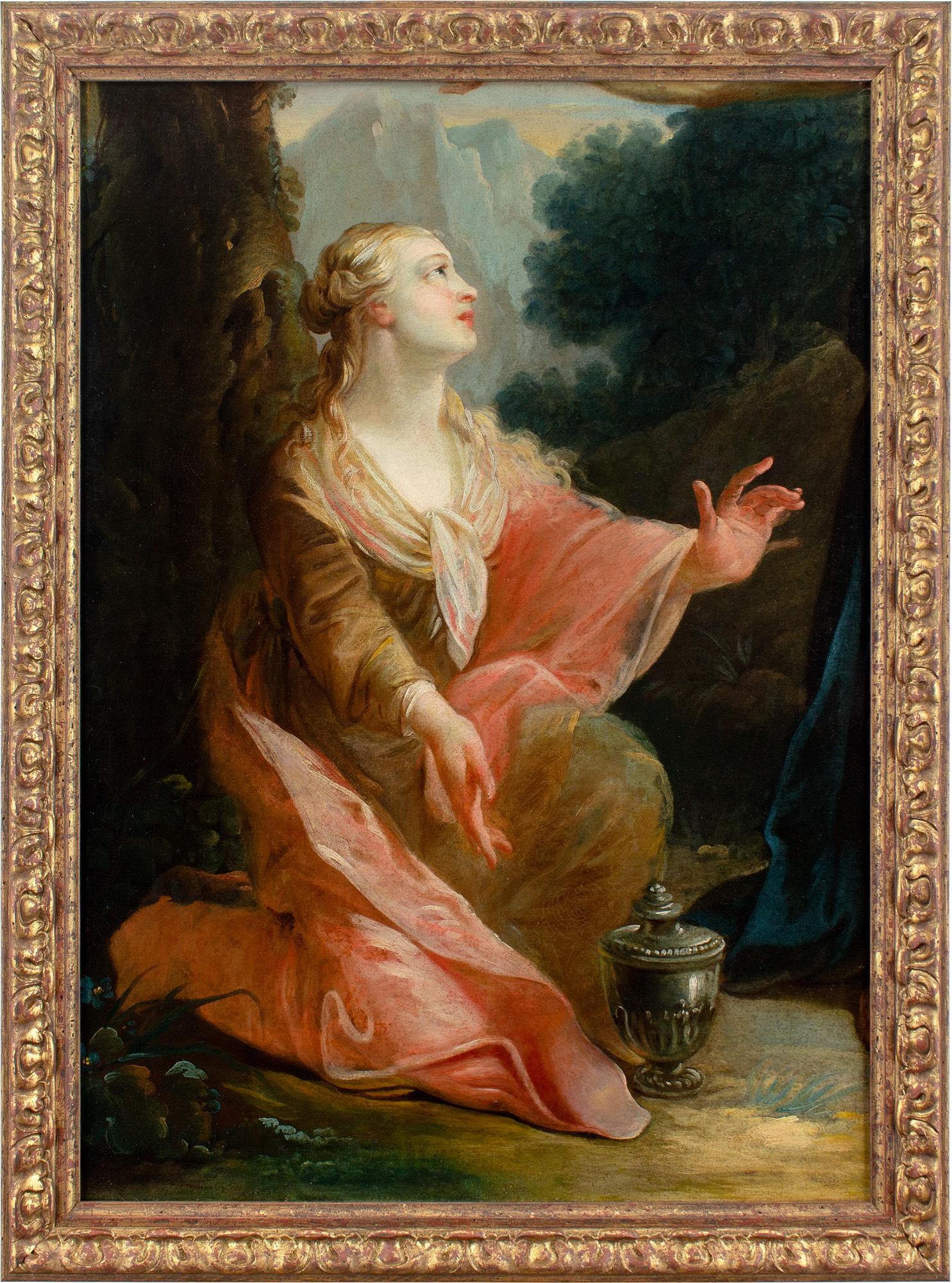 Venetian School aus dem 18. Jahrhundert, Maria Magdalena, Noli Me Tangere