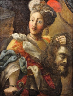 18th or 19th Century Follower of Rubens. Judith and the Head of Holofernes. Oil