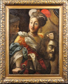 Antique 18th or 19th Century Follower of Rubens. Judith and the Head of Holofernes. Oil