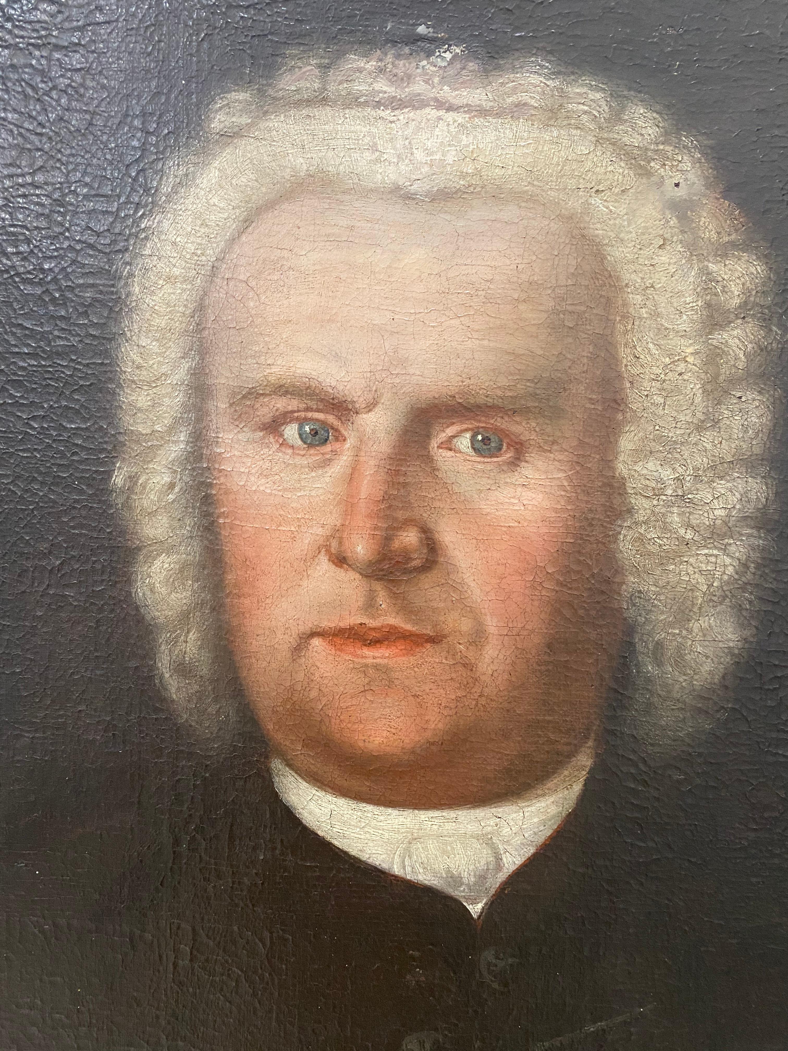 Portrait à l'huile anglais du XVIIIe au XIXe siècle  - Painting de Unknown