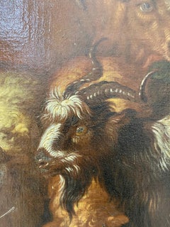 18th to 19th Century Old Master Painting W/ Shepherd & His Flock