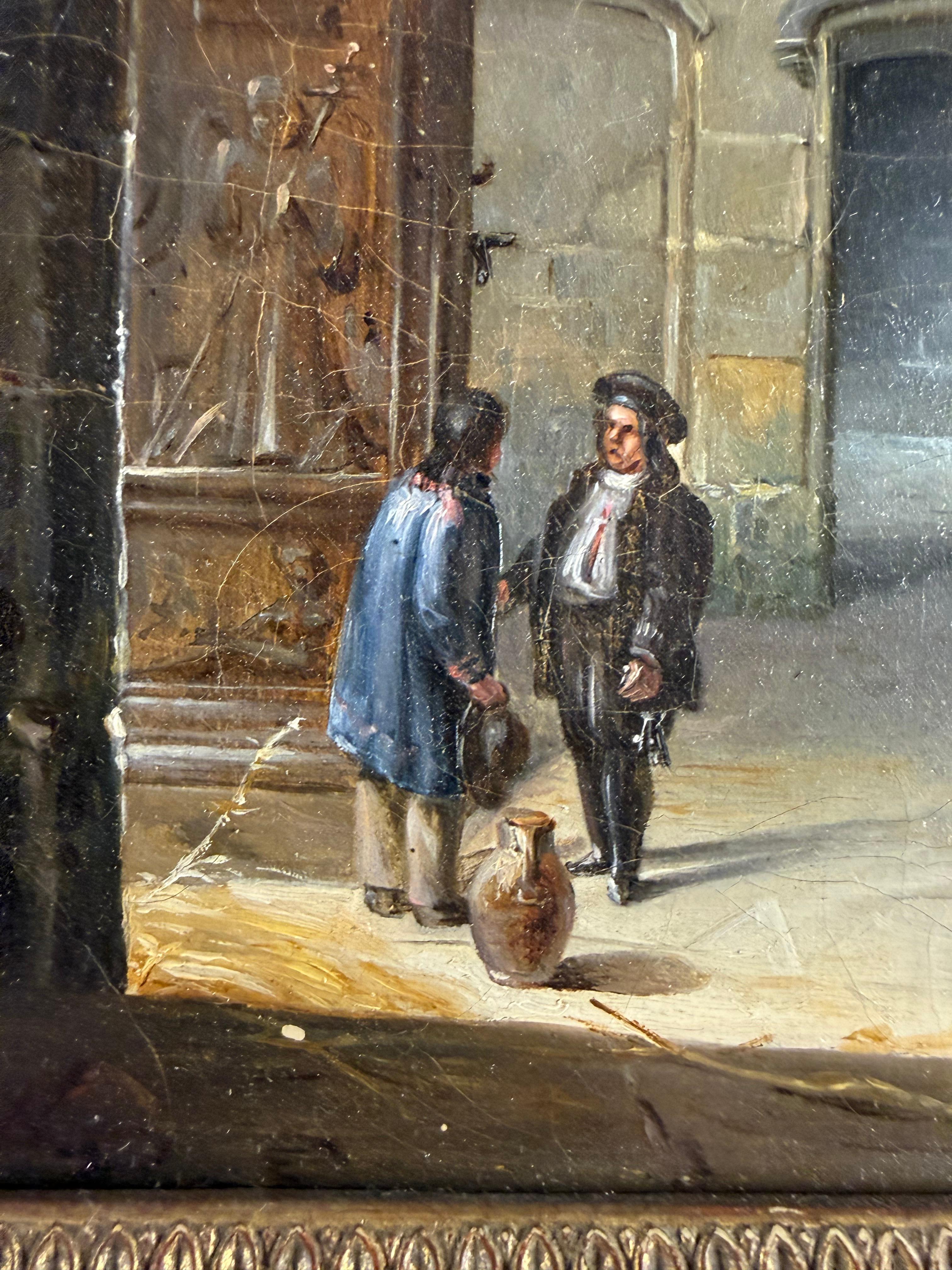 19 Century French interior scenes of a monastery For Sale 5